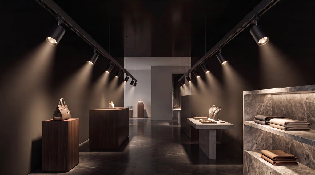 Aluminium Track Spotlights | E27 Dimmable Indoor Ceiling Light