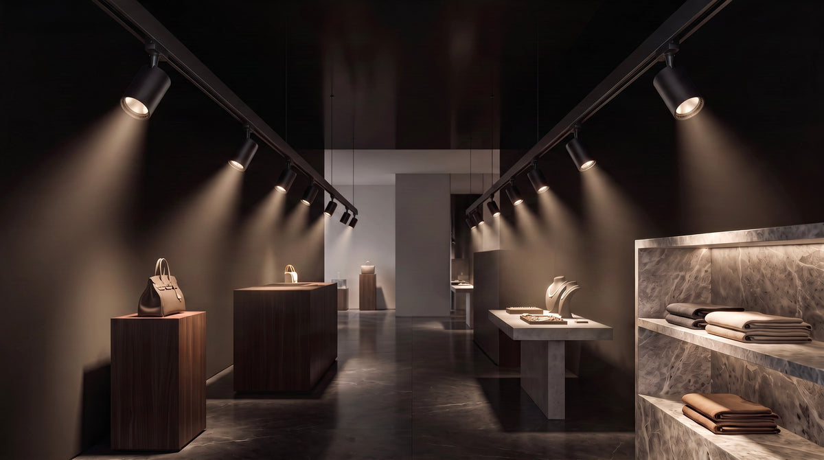 Aluminium Track Spotlights | E27 Dimmable Indoor Ceiling Light