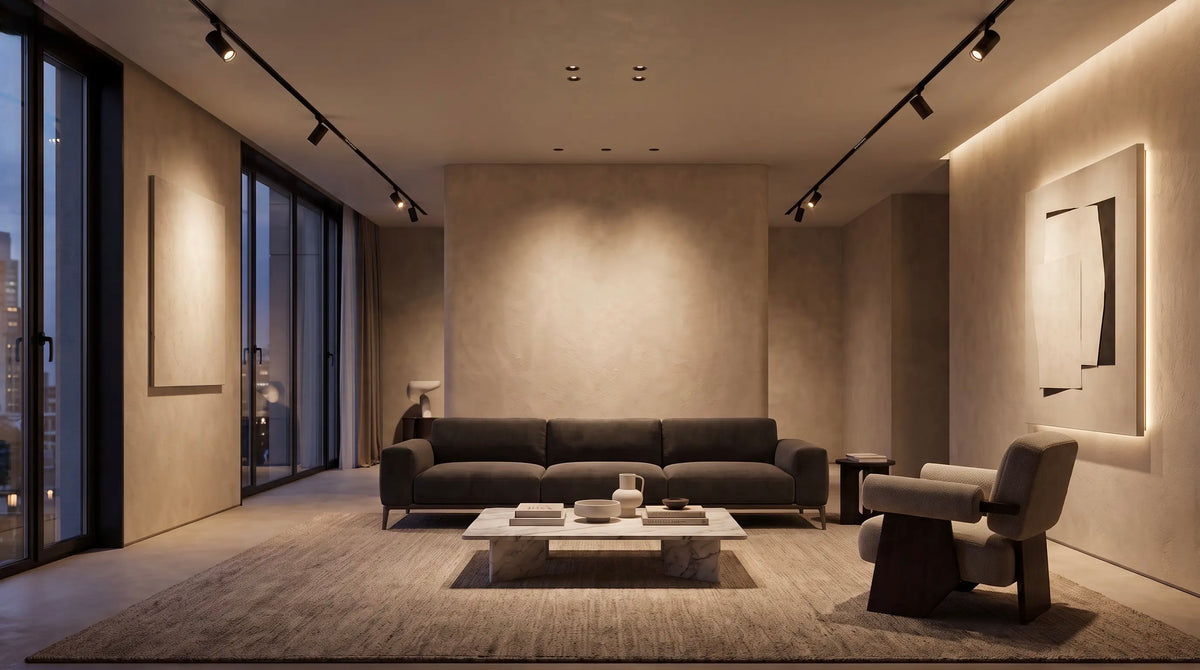 Aluminium Track Spotlights | E27 Dimmable Indoor Ceiling Light