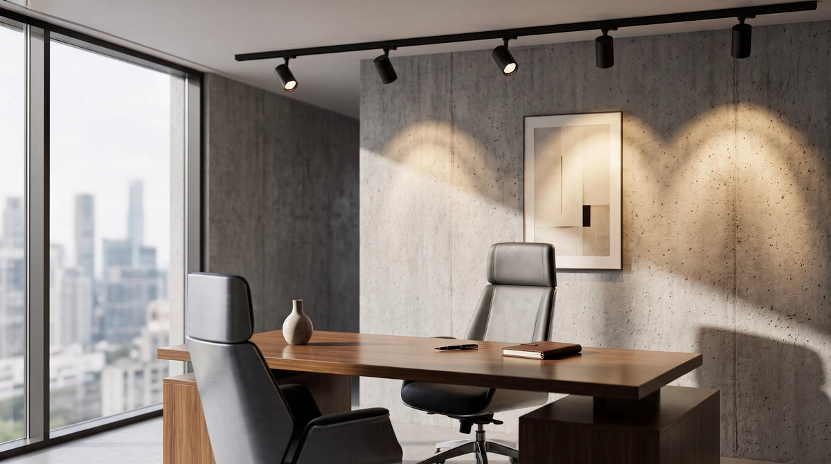 Aluminium Track Spotlights | E27 Dimmable Indoor Ceiling Light
